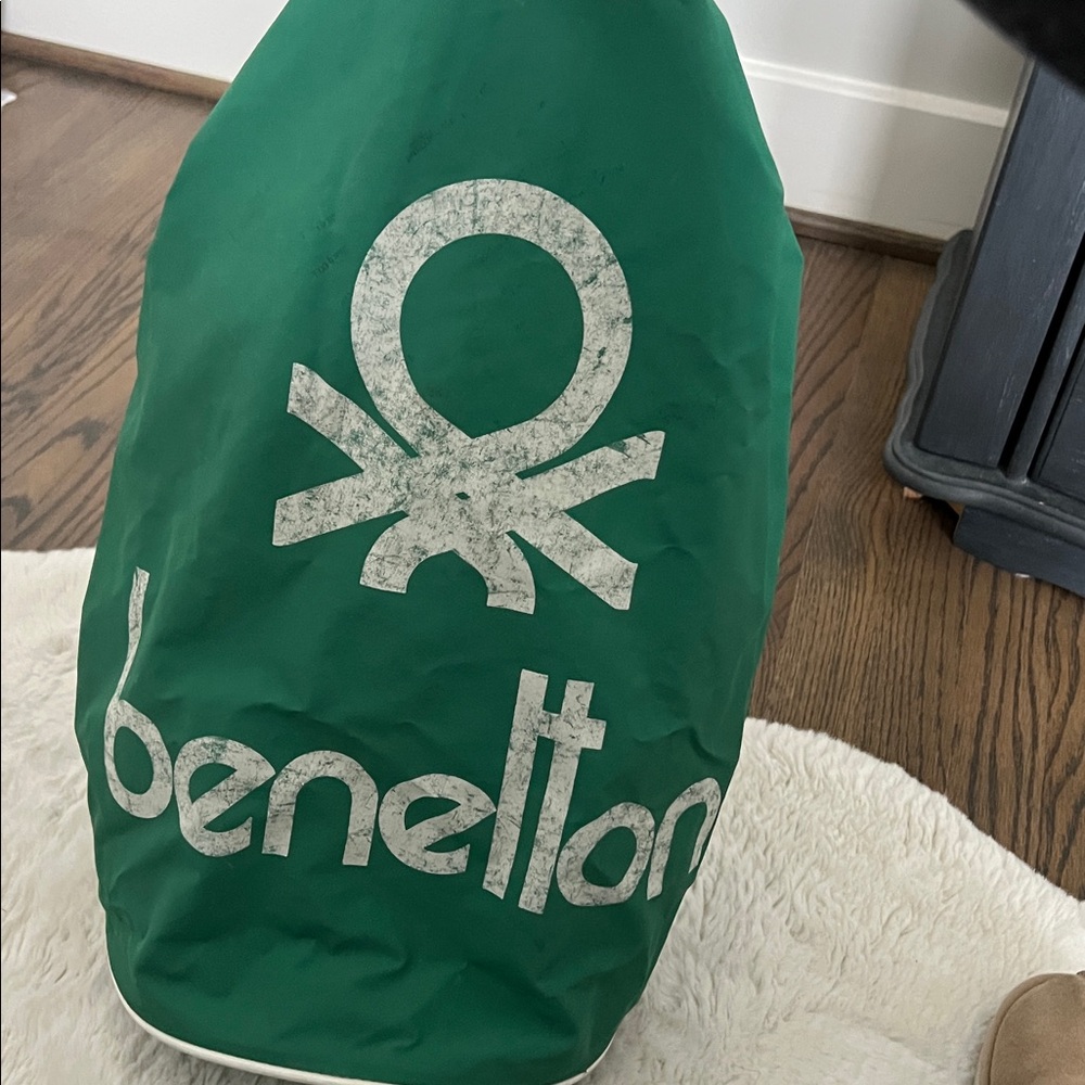 United Colors Of Benetton Green Travel Bag - Picture 3 of 3